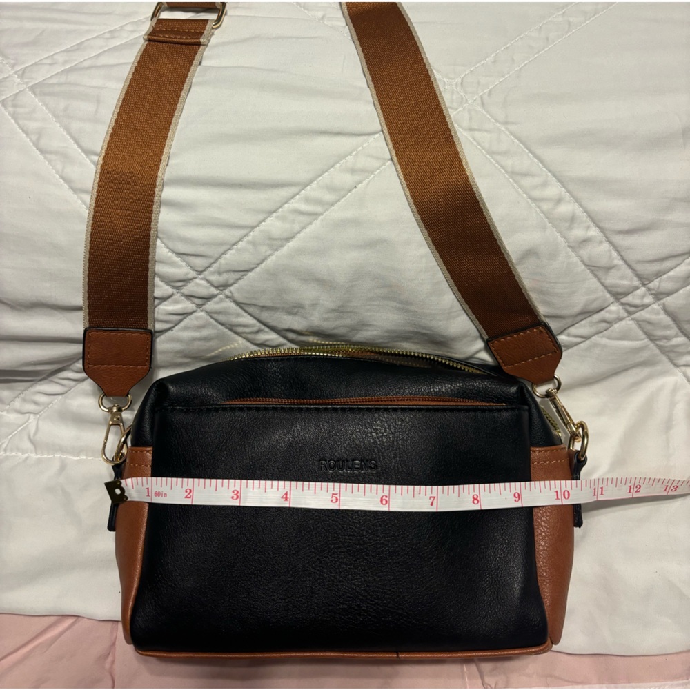 Black and brown camera bag